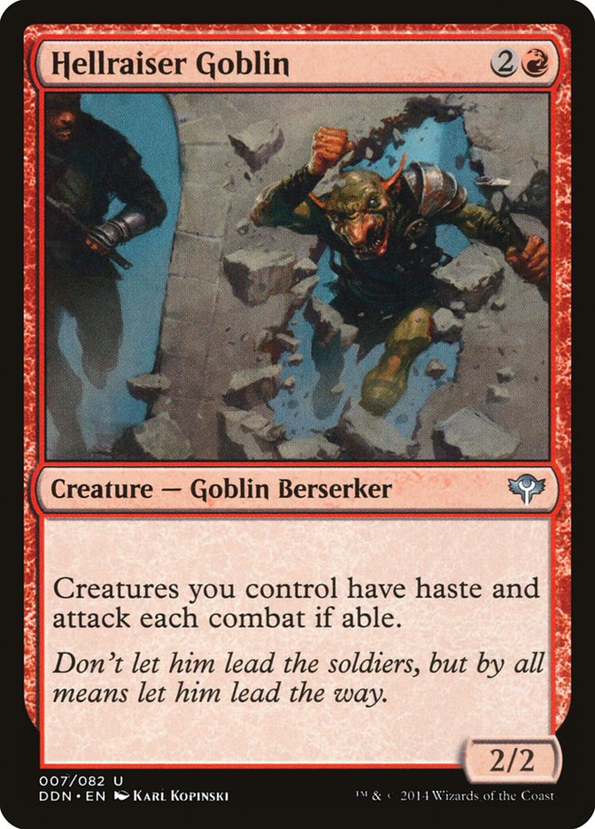 Hellraiser Goblin [Duel Decks: Speed vs. Cunning] | L.A. Mood Comics and Games