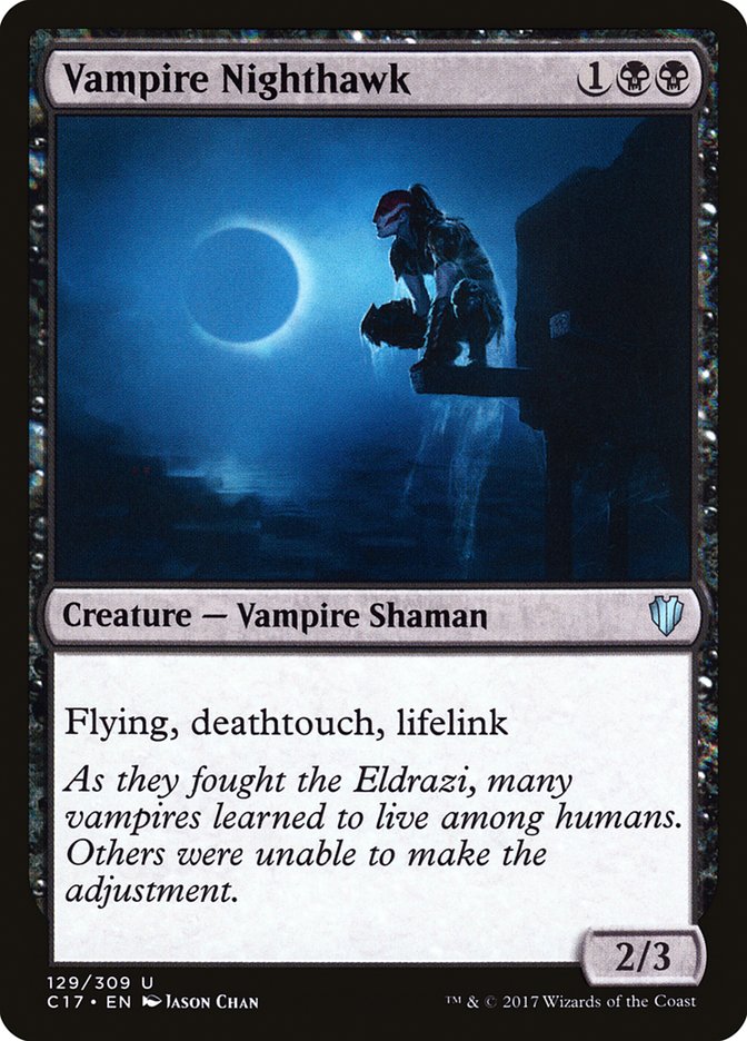 Vampire Nighthawk [Commander 2017] | L.A. Mood Comics and Games