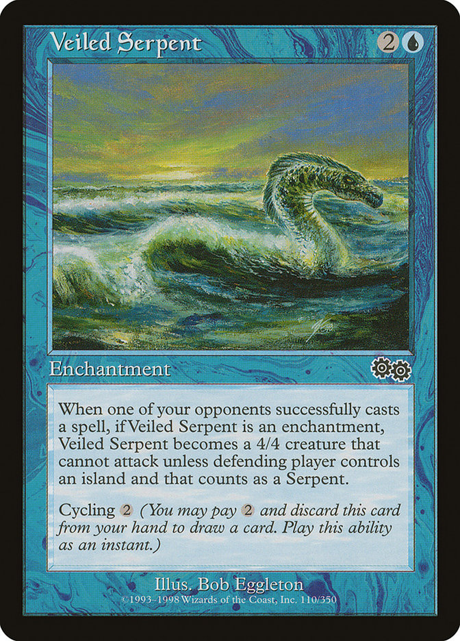Veiled Serpent [Urza's Saga] | L.A. Mood Comics and Games