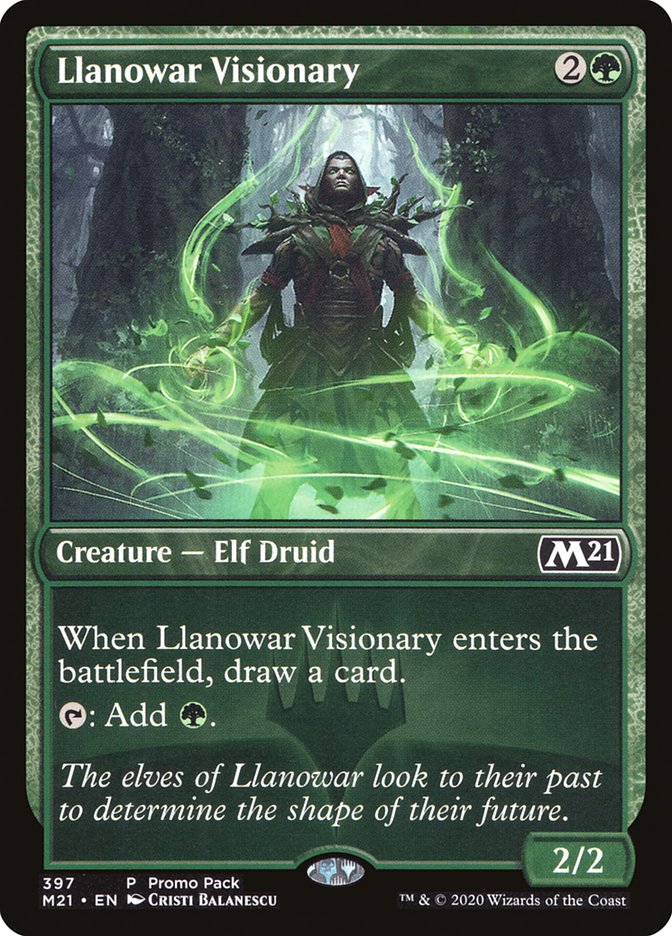 Llanowar Visionary (Promo Pack) [Core Set 2021 Promos] | L.A. Mood Comics and Games