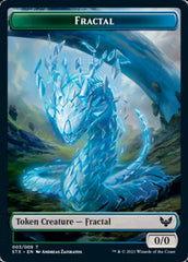 Fractal // Treasure Double-Sided Token [Strixhaven: School of Mages Tokens] | L.A. Mood Comics and Games