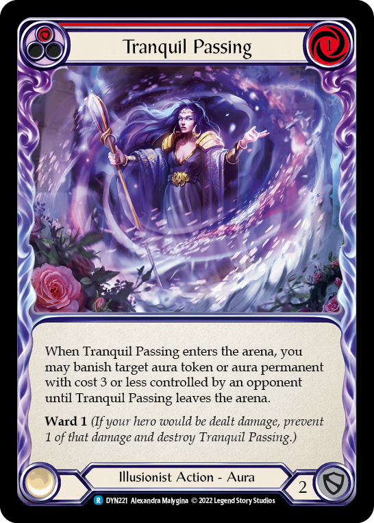 Tranquil Passing (Red) [DYN221] (Dynasty) | L.A. Mood Comics and Games