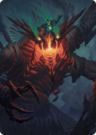 Mishra, Lost to Phyrexia Art Card [The Brothers' War Art Series] | L.A. Mood Comics and Games