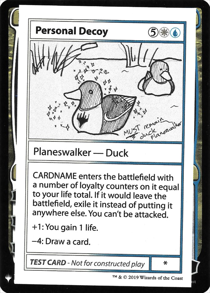Personal Decoy [Mystery Booster Playtest Cards] | L.A. Mood Comics and Games