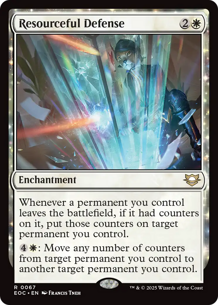 Resourceful Defense [Edge of Eternities Commander] | L.A. Mood Comics and Games