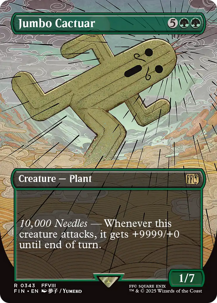 Jumbo Cactuar (Borderless) [FINAL FANTASY] | L.A. Mood Comics and Games