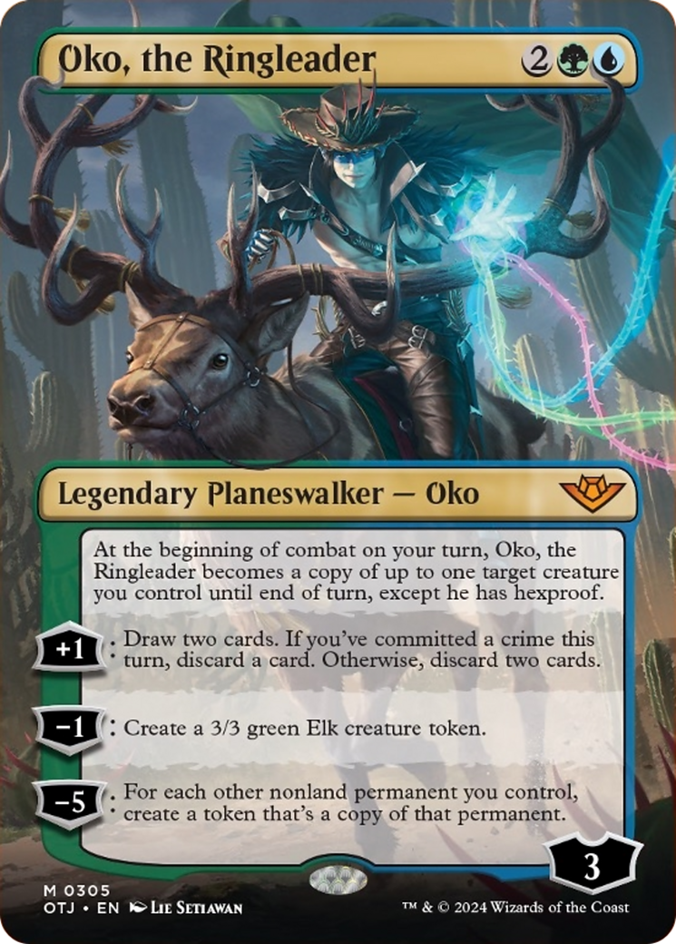 Oko, the Ringleader (Borderless) [Outlaws of Thunder Junction] | L.A. Mood Comics and Games