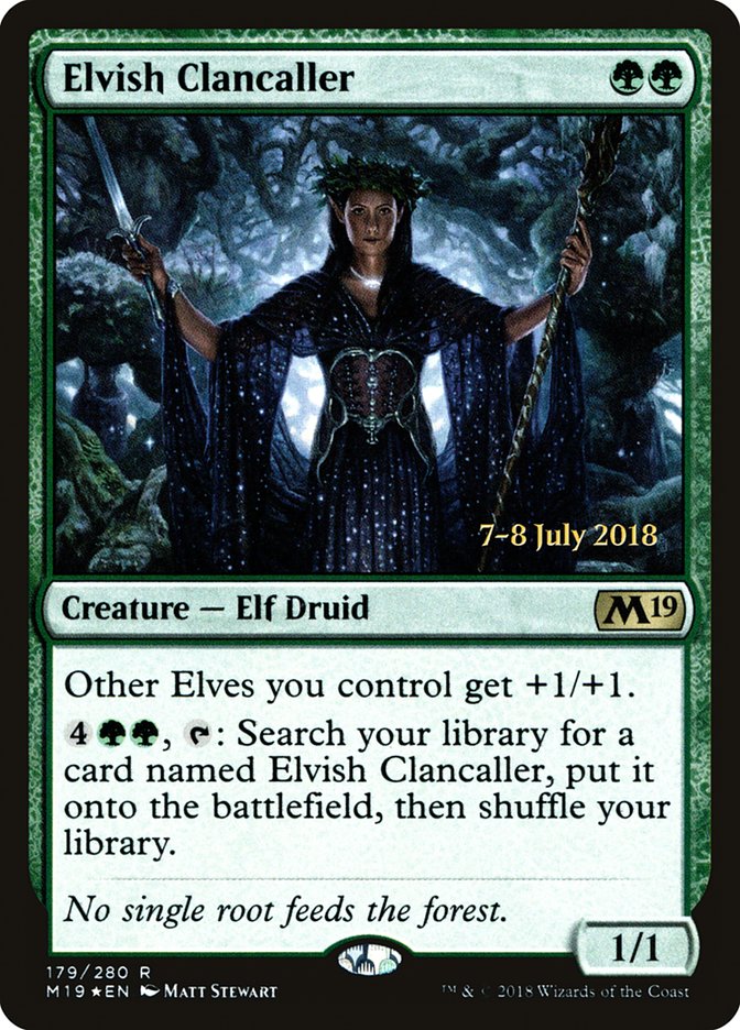 Elvish Clancaller [Core Set 2019 Prerelease Promos] | L.A. Mood Comics and Games