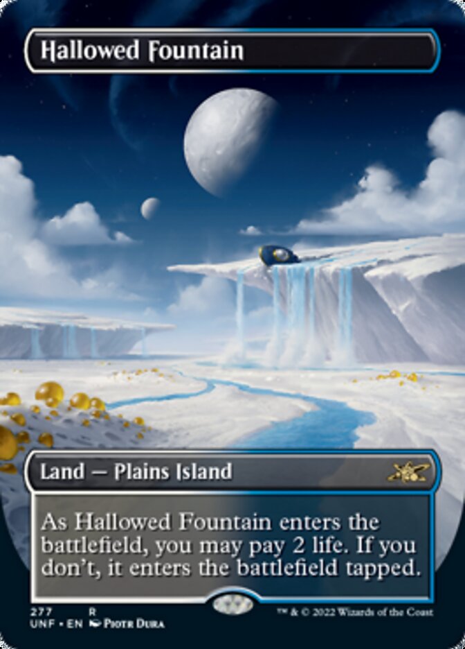 Hallowed Fountain (Borderless) [Unfinity] | L.A. Mood Comics and Games