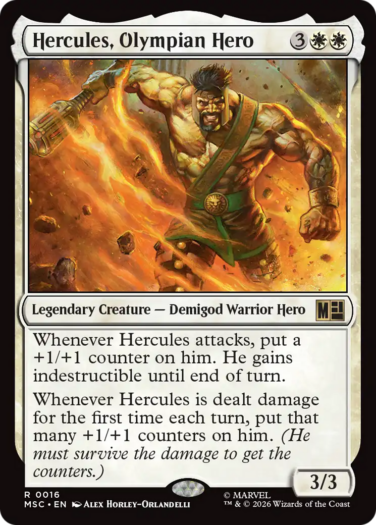 Hercules, Olympian Hero [Marvel Super Heroes Commander] | L.A. Mood Comics and Games