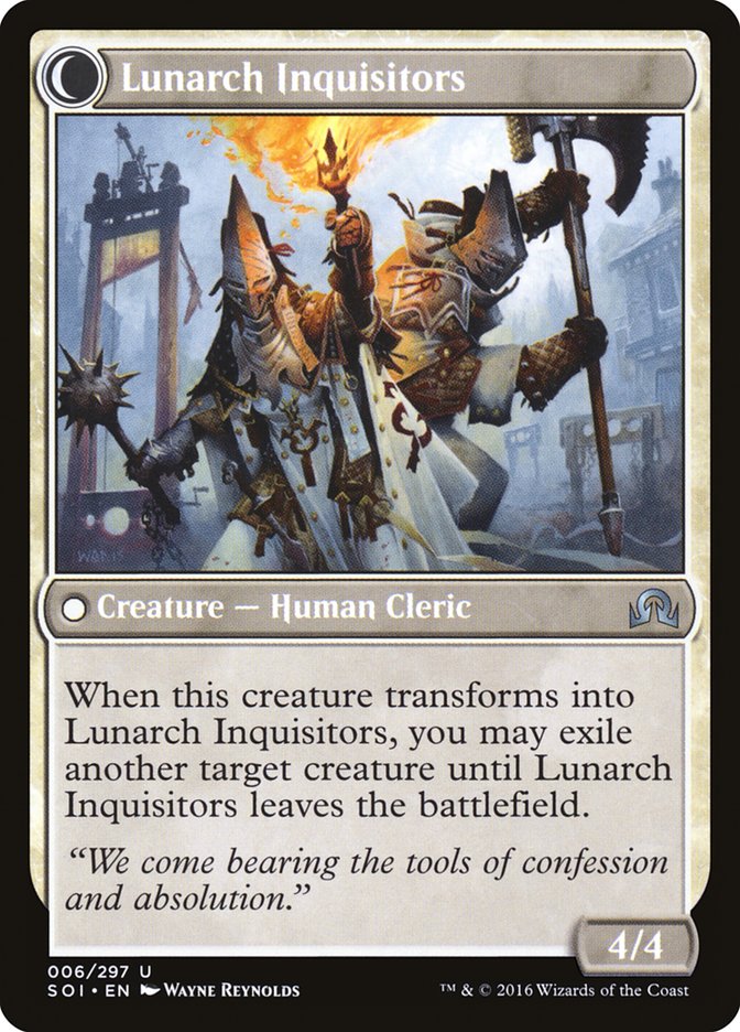 Avacynian Missionaries // Lunarch Inquisitors [Shadows over Innistrad] | L.A. Mood Comics and Games