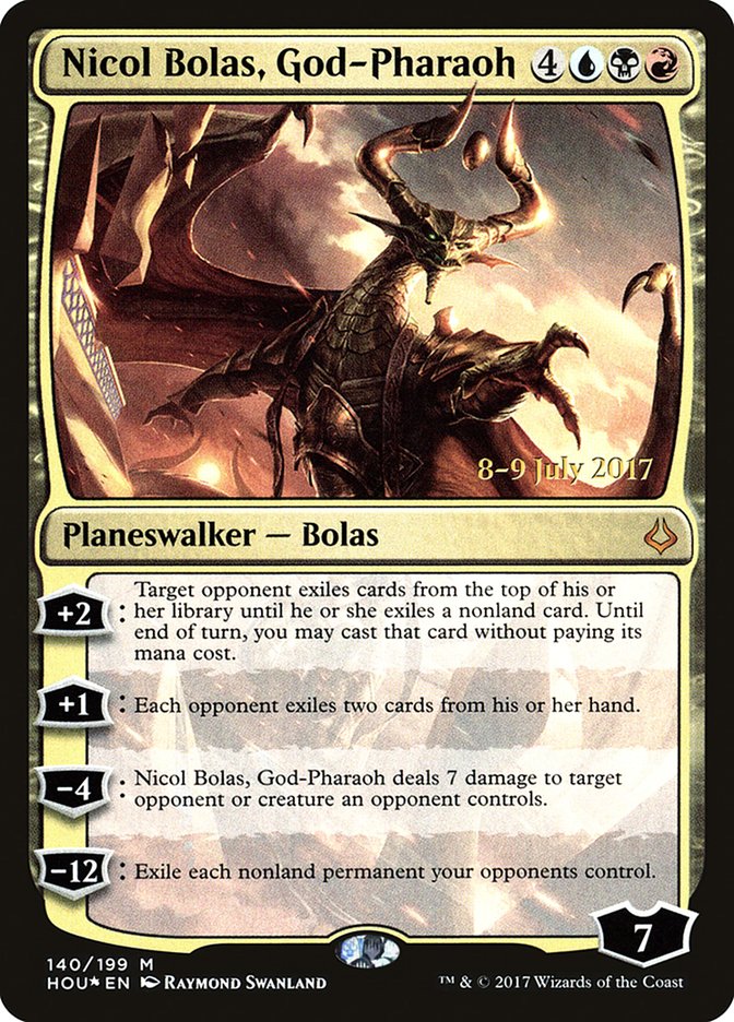 Nicol Bolas, God-Pharaoh [Hour of Devastation Prerelease Promos] | L.A. Mood Comics and Games
