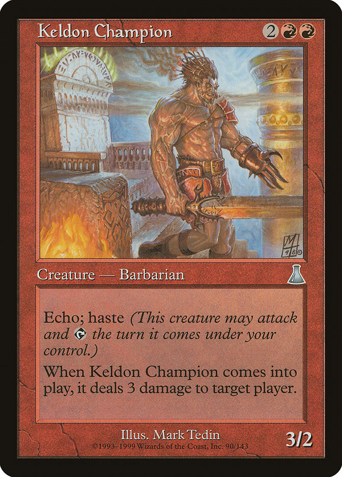 Keldon Champion [Urza's Destiny] | L.A. Mood Comics and Games