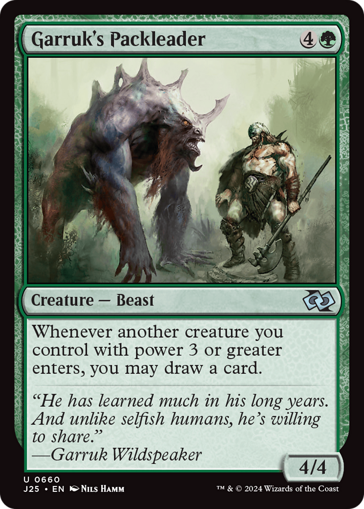 Garruk's Packleader [Foundations Jumpstart] | L.A. Mood Comics and Games
