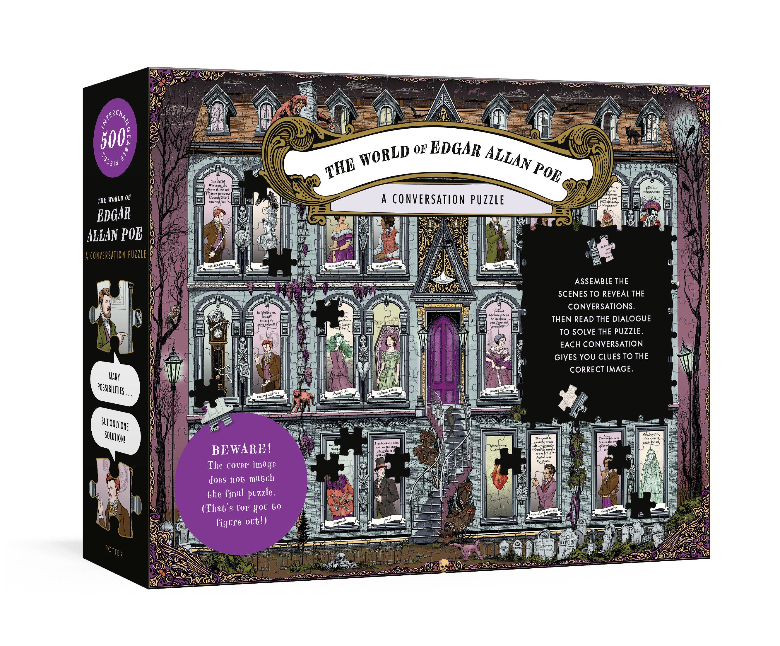 The World Of Edgar Allan Poe: A Conversation Puzzle | L.A. Mood Comics and Games