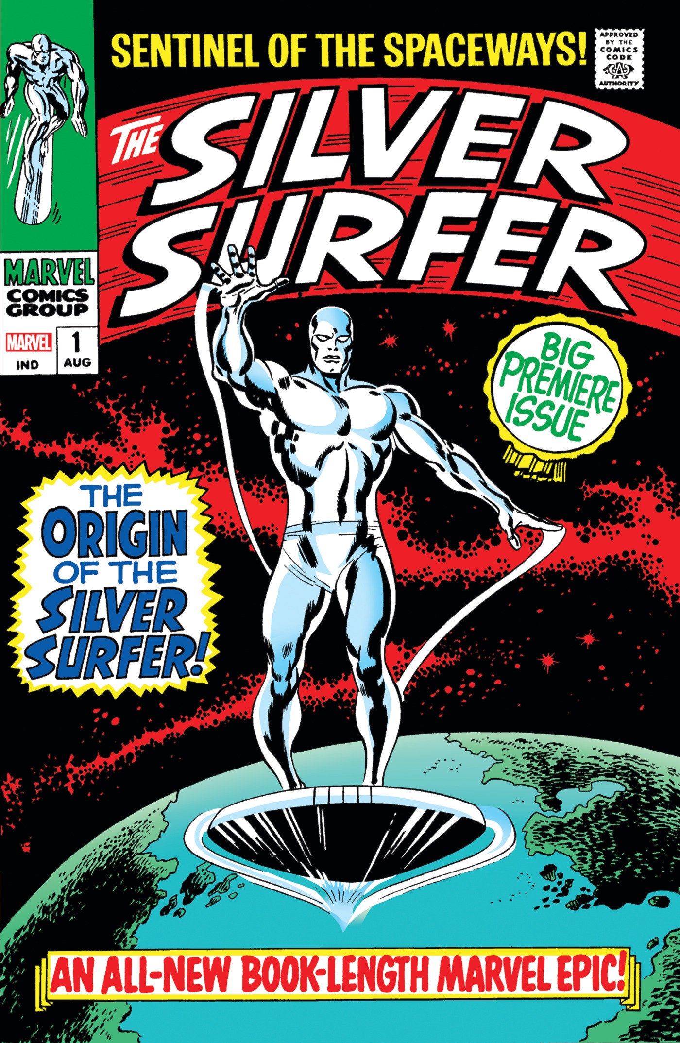 Silver Surfer Omnibus Hardcover Volume 01 John Buscema First Issue Cover | L.A. Mood Comics and Games