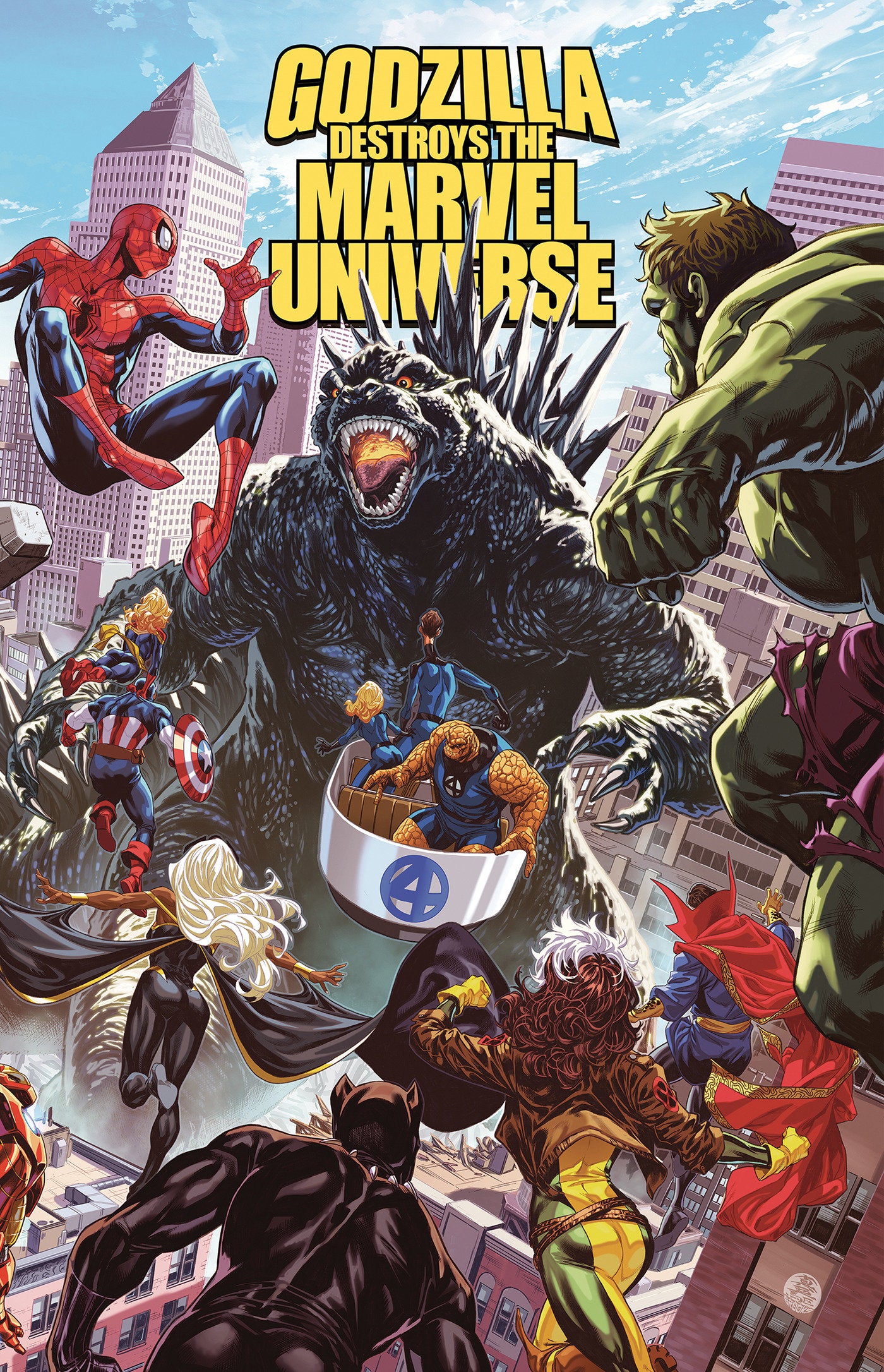 Godzilla Destroys The Marvel Universe | L.A. Mood Comics and Games
