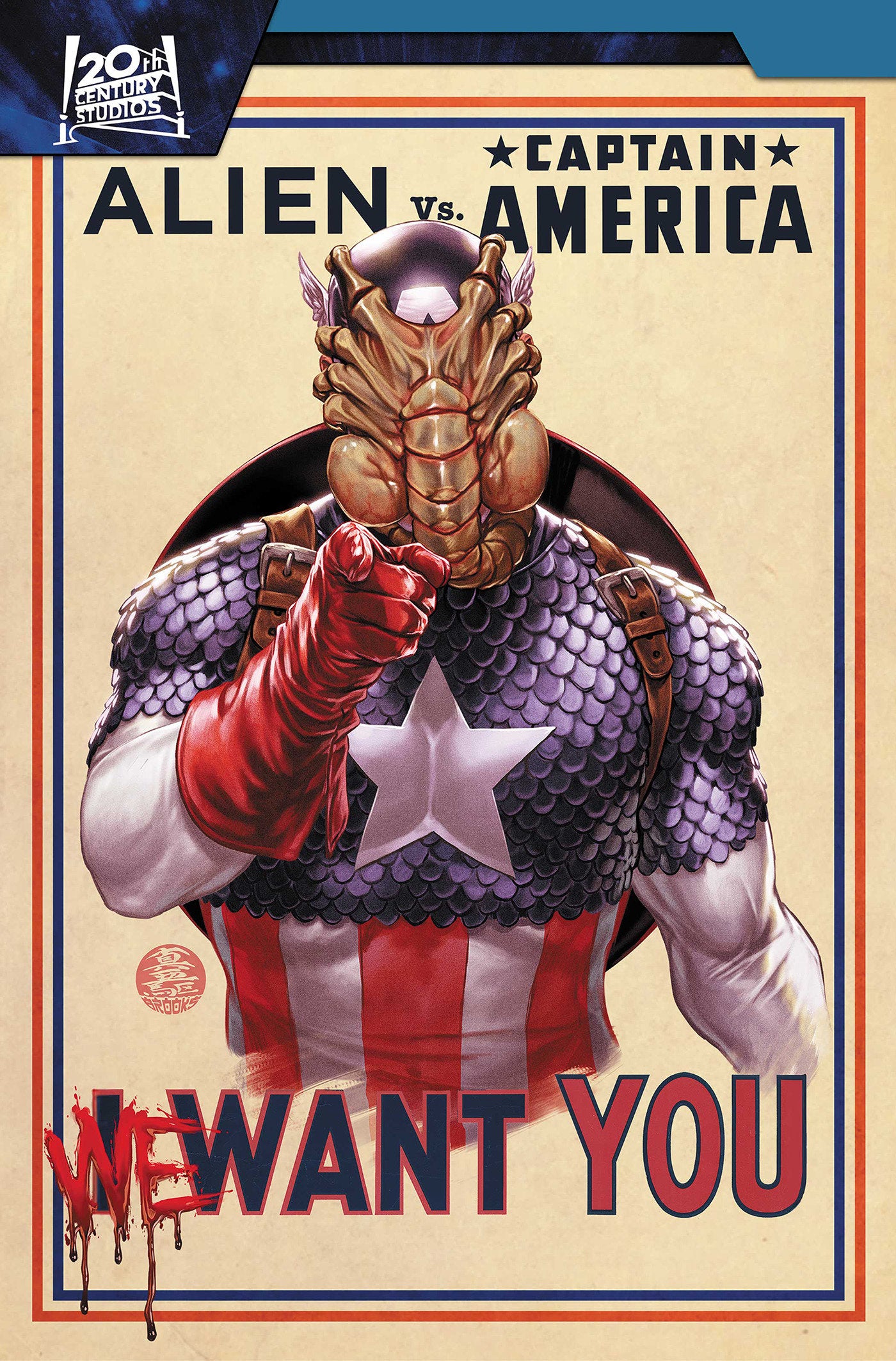 Alien vs. Captain America | L.A. Mood Comics and Games