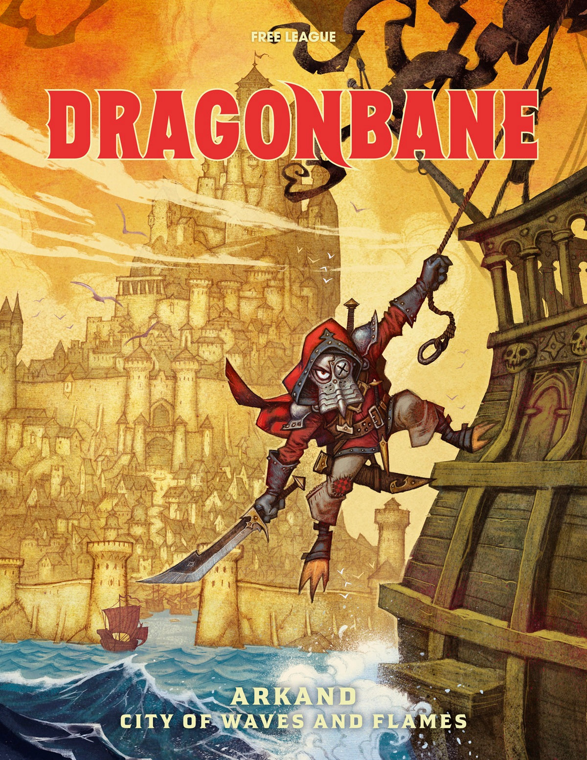 Dragonbane RPG: Arkand - City of Waves and Flames | L.A. Mood Comics and Games