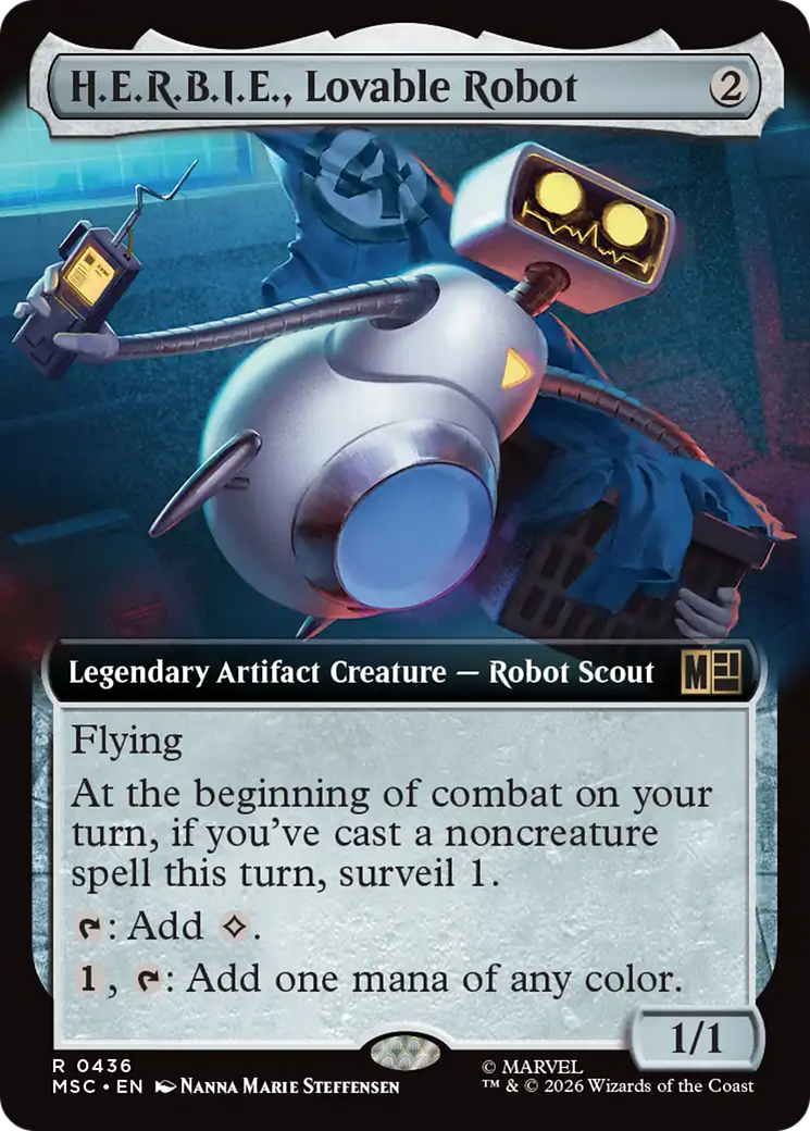 H.E.R.B.I.E., Lovable Robot (Extended Art) [Marvel Super Heroes Commander] | L.A. Mood Comics and Games