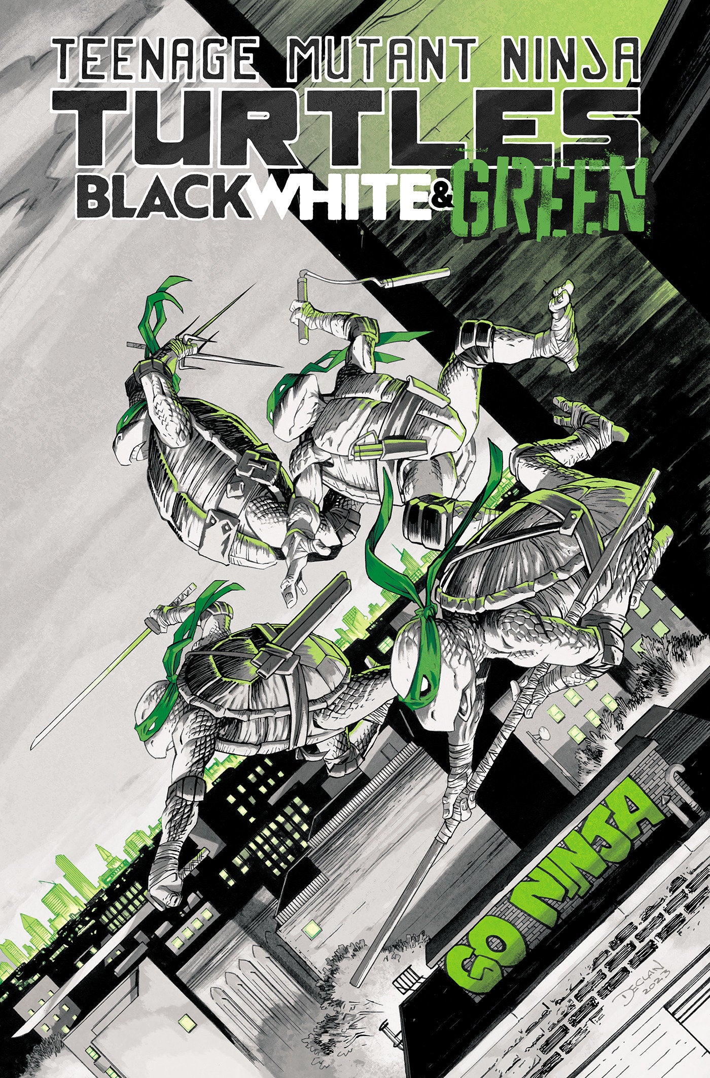 Teenage Mutant Ninja Turtles: Black, White, And Green | L.A. Mood Comics and Games