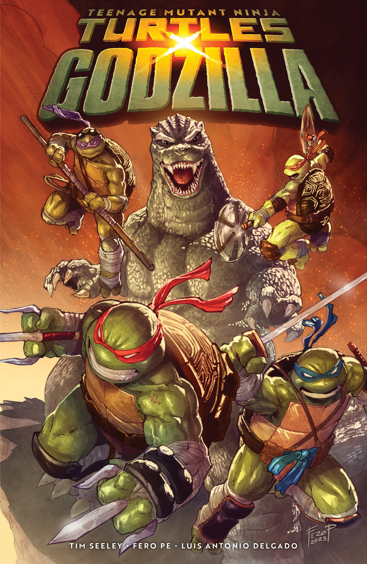 Teenage Mutant Ninja Turtles X Godzilla | L.A. Mood Comics and Games