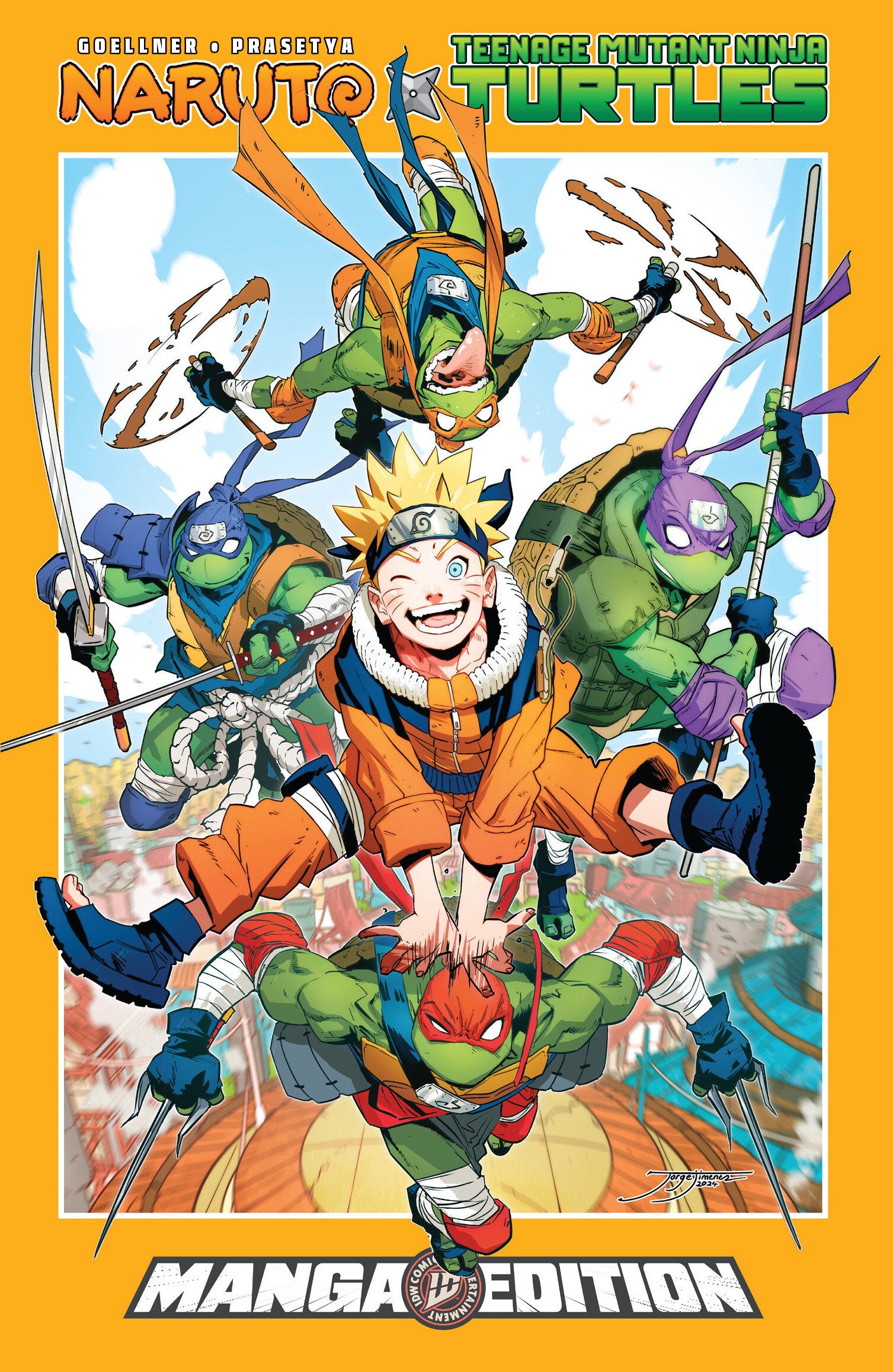 Naruto X Teenage Mutant Ninja Turtles  Manga Style Edition | L.A. Mood Comics and Games