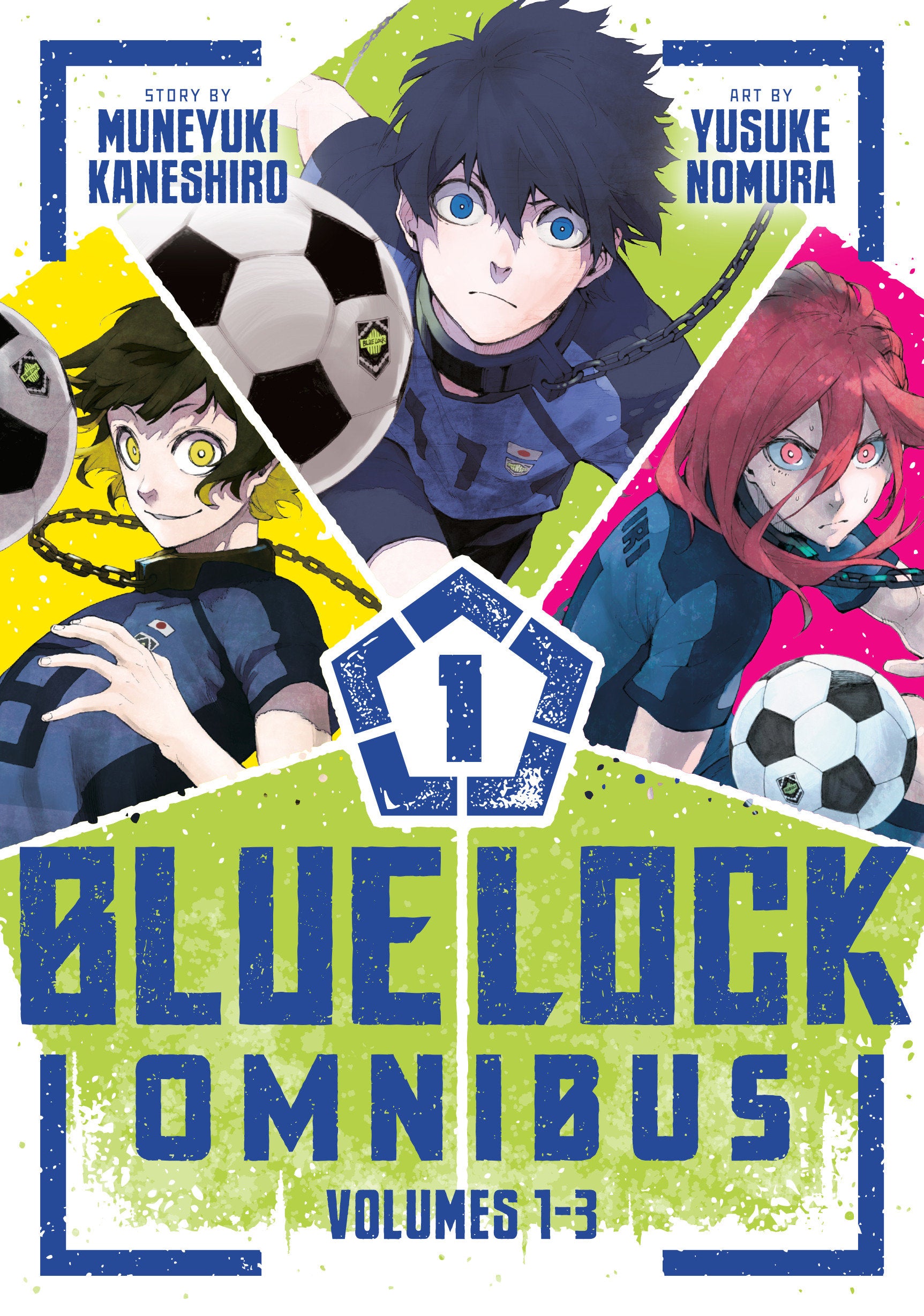Blue Lock Omnibus 1 (Volume. 1 3) | L.A. Mood Comics and Games