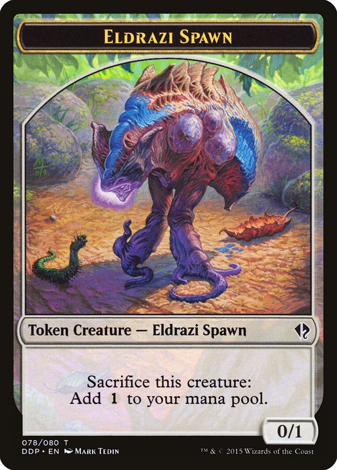 Eldrazi Spawn Token (078/080) [Duel Decks: Zendikar vs. Eldrazi] | L.A. Mood Comics and Games