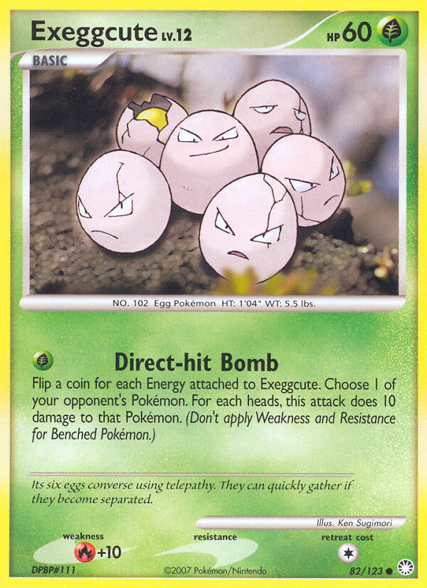 Exeggcute (82/123) [Diamond & Pearl: Mysterious Treasures] | L.A. Mood Comics and Games