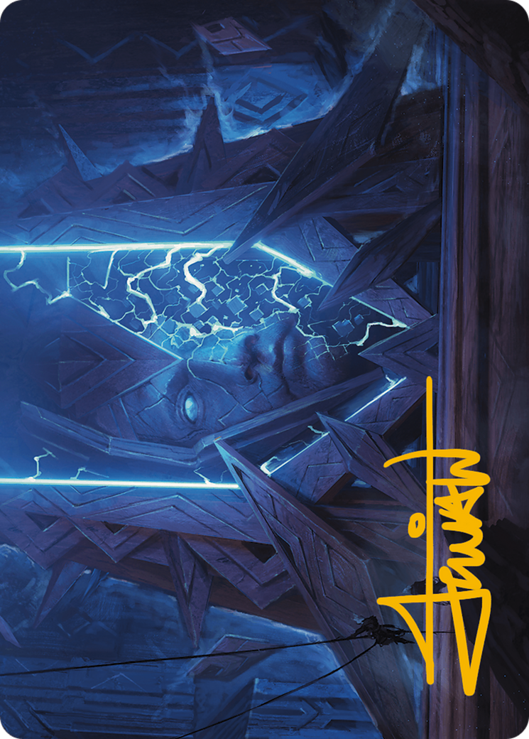 Stone Idol Generator Art Card (Gold-Stamped Signature) [Modern Horizons 3 Art Series] | L.A. Mood Comics and Games