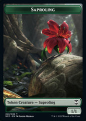 Beast // Saproling Double-Sided Token [Streets of New Capenna Commander Tokens] | L.A. Mood Comics and Games