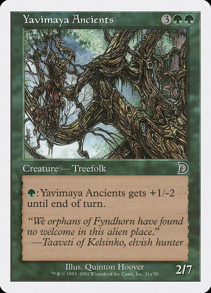 Yavimaya Ancients (Druid Art) [Deckmasters] | L.A. Mood Comics and Games