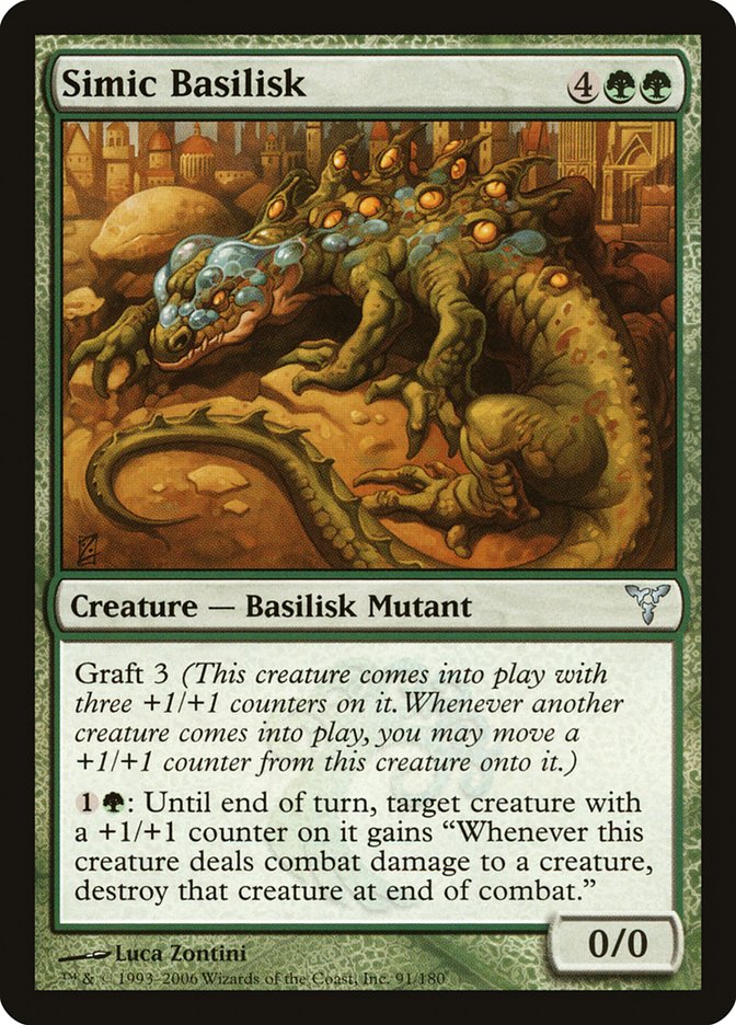 Simic Basilisk [Dissension] | L.A. Mood Comics and Games