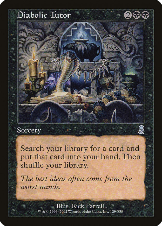 Diabolic Tutor [Odyssey] | L.A. Mood Comics and Games