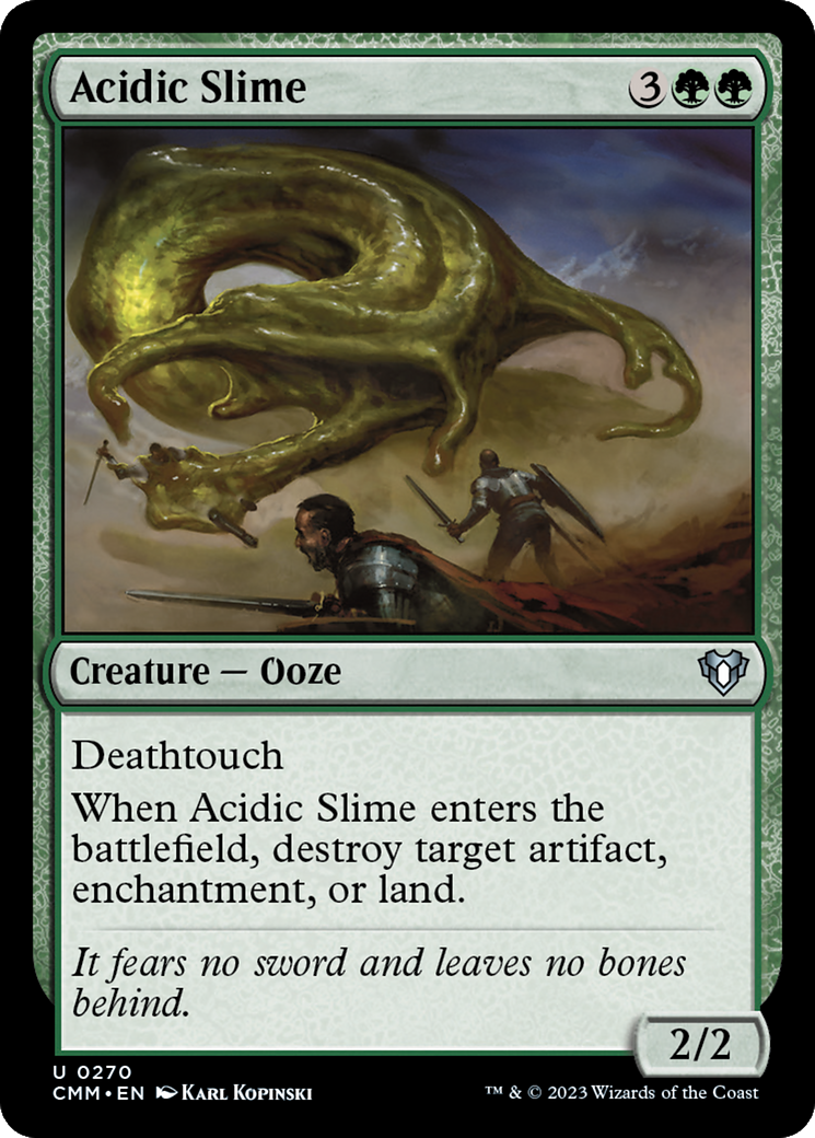 Acidic Slime [Commander Masters] | L.A. Mood Comics and Games
