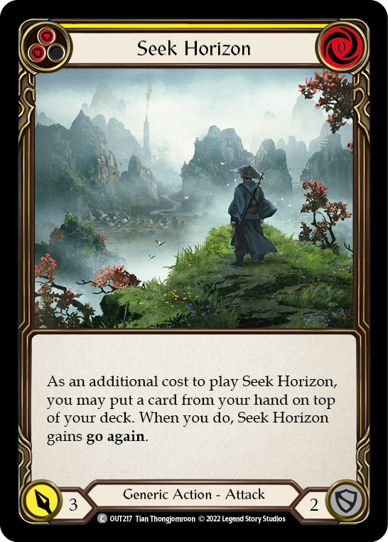 Seek Horizon (Yellow) [OUT217] (Outsiders) | L.A. Mood Comics and Games