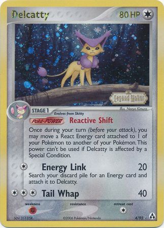 Delcatty (4/92) (Stamped) [EX: Legend Maker] | L.A. Mood Comics and Games