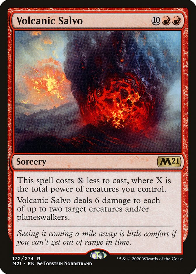 Volcanic Salvo [Core Set 2021] | L.A. Mood Comics and Games