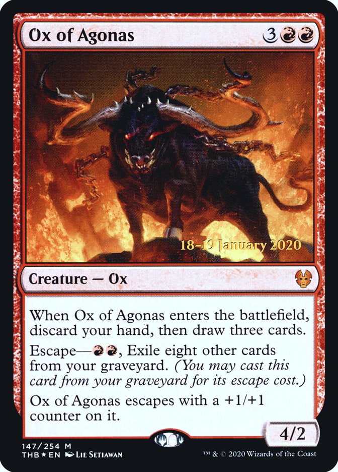 Ox of Agonas [Theros Beyond Death Prerelease Promos] | L.A. Mood Comics and Games