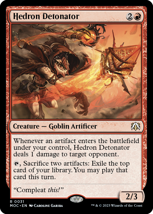 Hedron Detonator [March of the Machine Commander] | L.A. Mood Comics and Games