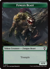 Goat // Fungus Beast Double-Sided Token [Secrets of Strixhaven Commander Tokens] | L.A. Mood Comics and Games
