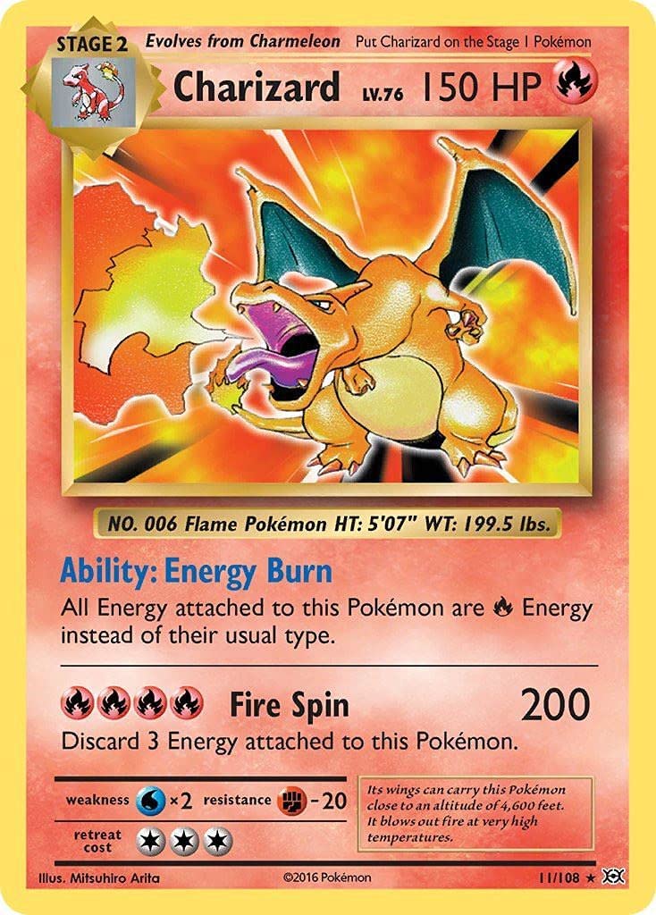 Charizard (11/108) [XY: Evolutions] | L.A. Mood Comics and Games