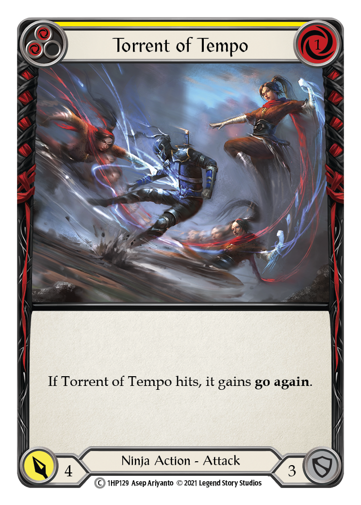 Torrent of Tempo (Yellow) [1HP129] (History Pack 1) | L.A. Mood Comics and Games