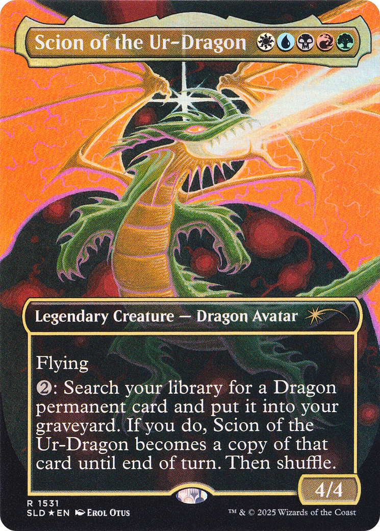 Scion of the Ur-Dragon (Rainbow Foil) [Secret Lair Drop Series] | L.A. Mood Comics and Games