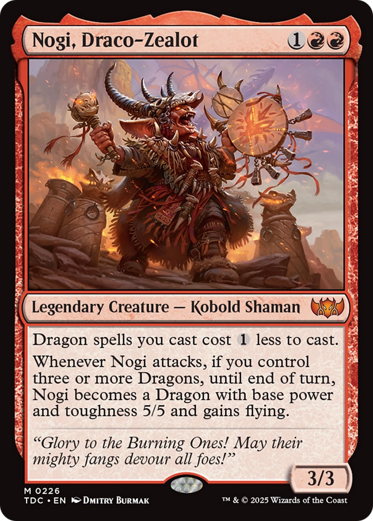 Nogi, Draco-Zealot [Tarkir: Dragonstorm Commander] | L.A. Mood Comics and Games