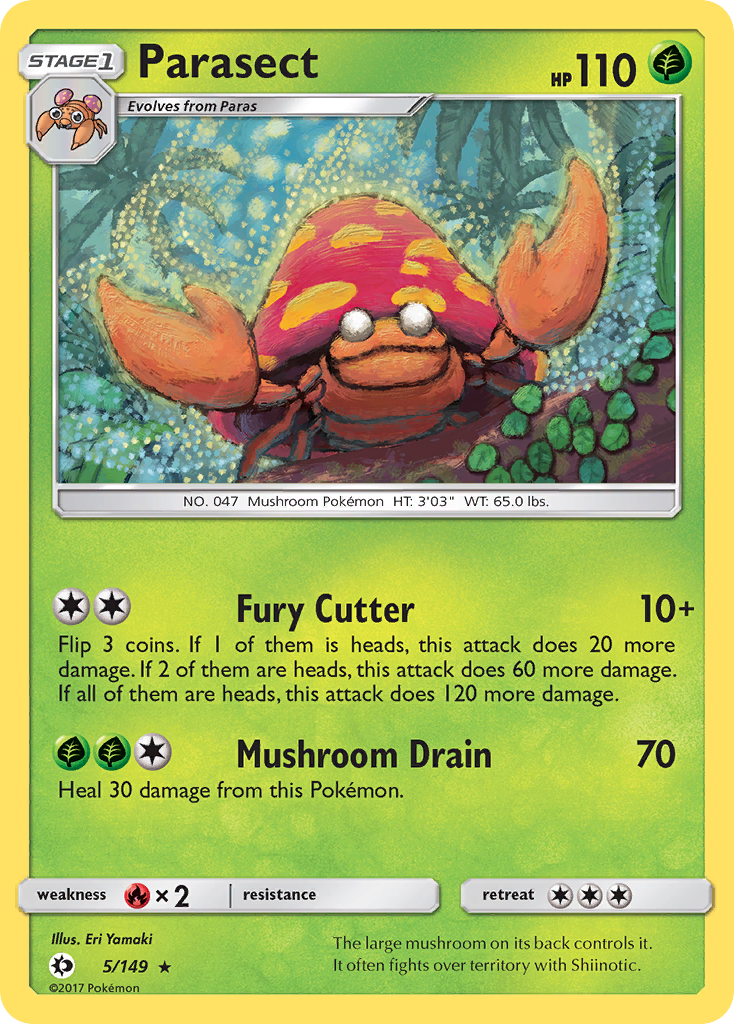Parasect (5/149) [Sun & Moon: Base Set] | L.A. Mood Comics and Games