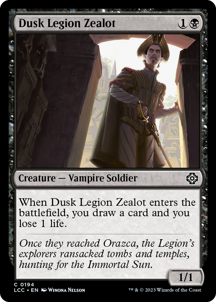 Dusk Legion Zealot [The Lost Caverns of Ixalan Commander] | L.A. Mood Comics and Games