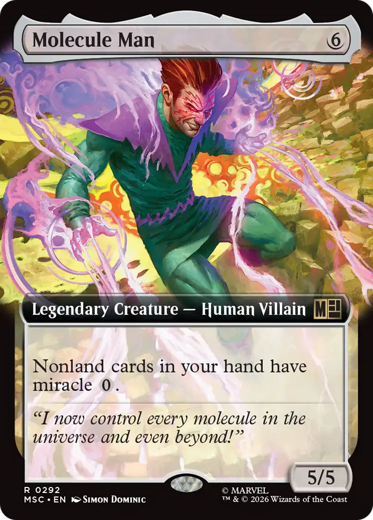 Molecule Man (Extended Art) [Marvel Super Heroes Commander] | L.A. Mood Comics and Games