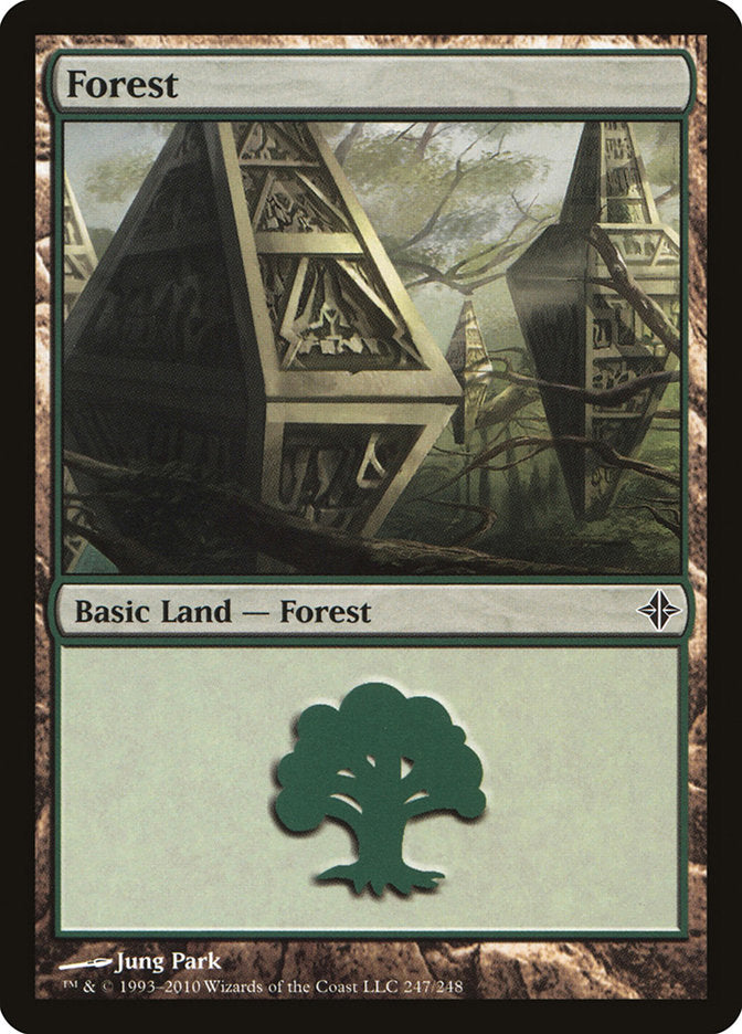 Forest (247) [Rise of the Eldrazi] | L.A. Mood Comics and Games